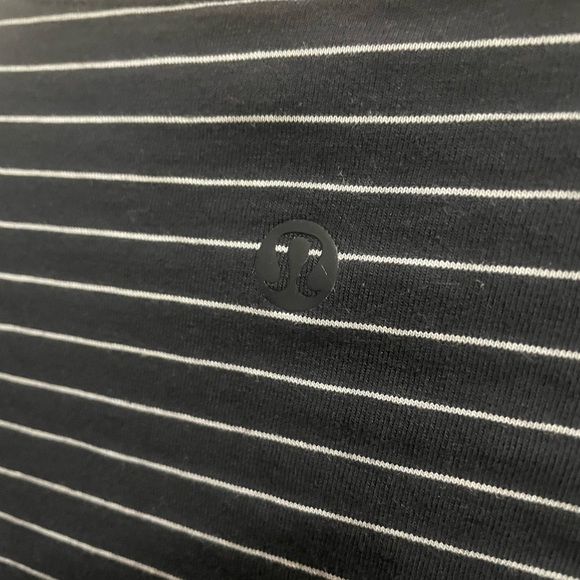 Lululemon Athletica Black and White Striped Long Sleeve Top - Picture 5 of 9